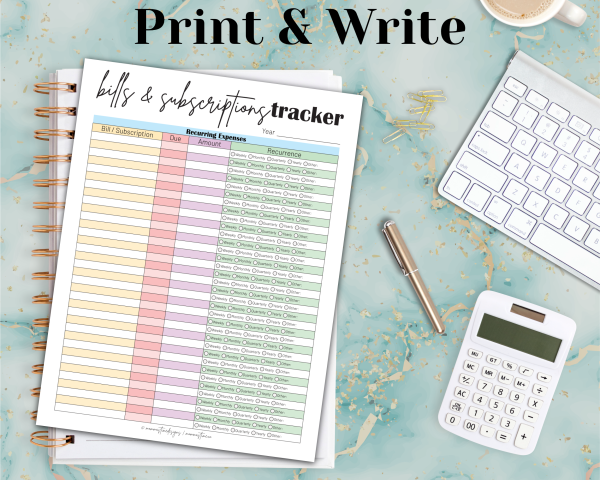 Bill Tracker Printable Bundle | Bill Tracker Digital Download - Image 7