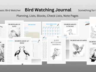 Bird Watching Journal 01 Grey n Blue