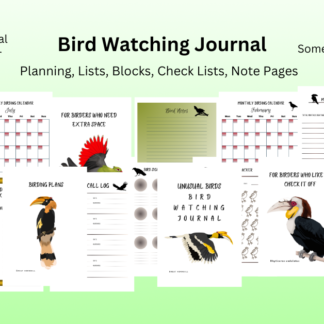The Unusual Bird Watcher Journal