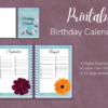 Perpetual Printable Birthday Calendar - Flower vibes - Image 3