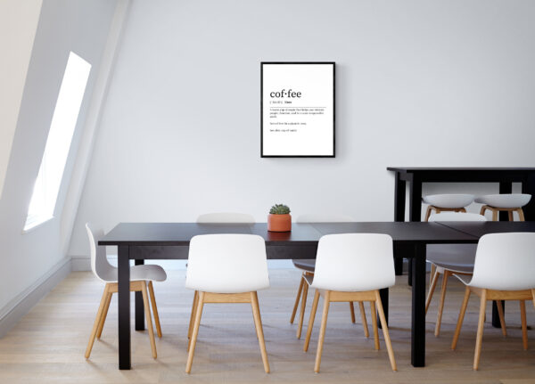 Coffee Themed Funny Digital Prints, Drink Coffee - Do Stupid Things Faster, Coffee is the Answer, Funny Definition, Printable - Image 5