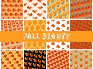 PRINTABLE “Fall Beauty” (12) Digital Scrapbook Pagea