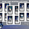 PRINTABLE Valentine's Day Cards - Valentines Gothic Fairy Blue Period - 2.5 x 3.5 | All Boy Characters - PDF US Letter - 12 Cards - Image 2