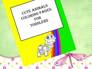 Cute Animals Coloring Pages for TODDLERS! Printables...Digital..