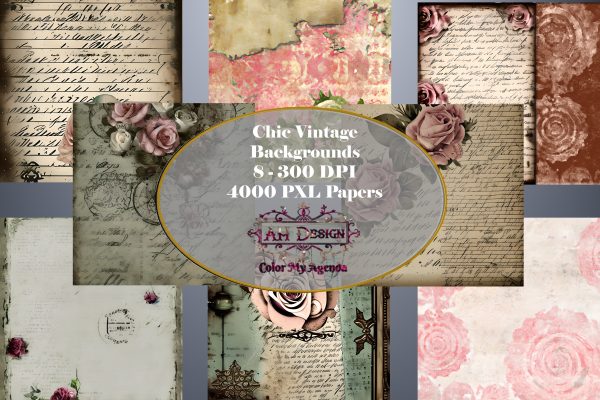 Chic Vintage Ephemera Paper Kit