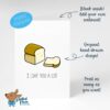I Loaf You A Lot 5x7 Printable Greeting Card, Instant Download - Image 2
