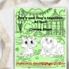 Cats & Dogs Together At Last Coloring Pages - PRINTABLE