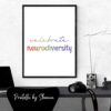 Celebrate Neurodiversity Posters, Digital Prints, for Special Education, Therapists, Home, Clinics - Image 2