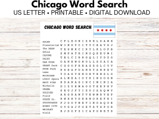 Chicago Word Search