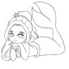 Chibi Mermaids Coloring Pages - Image 6