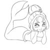 Chibi Mermaids Coloring Pages - Image 7