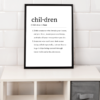 Funny Definition of Children Digital Print, Wall Art, PRINTABLE - Image 5