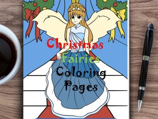 Christmas Fairies Coloring Pages For KIDS! PRINTABLE