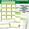 Christmas Games Printables Collage