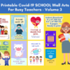 Printable Covid-19 School Wall Arts Teachers Volume 3