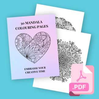 30 Mandala Colouring Pages