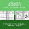 Dyslexia Letter Reversals Worksheets for b, d, p, q, t and f - Image 5