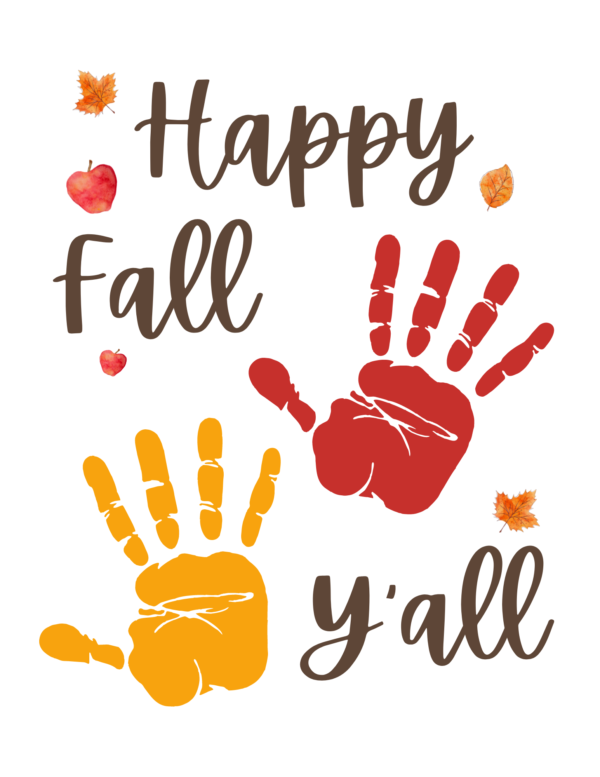 Handprint Fall Art Templates - Image 3