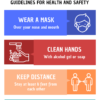 Printable Covid-19 Sign for School 8.5x11 and 11x17 one-pager - Image 2