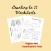 Counting to 10 Worksheets - Image 4