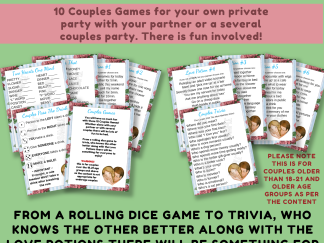 10-Couples Games-Heart with 2 Lovers