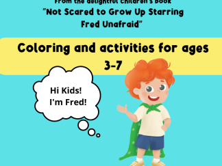 Fred Unafraid's Coloring Pages, Learn to Count and more