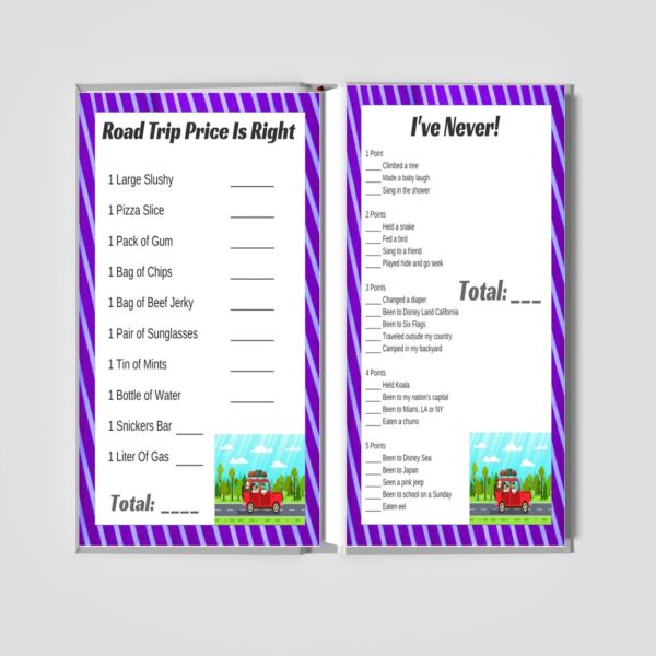 Are We There Yet Road Trip Game Bundle PRINTABLE - Image 4