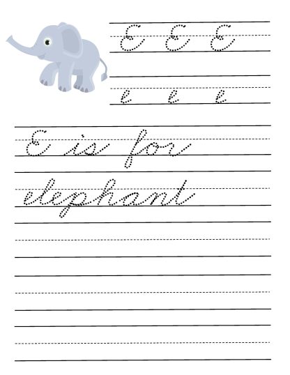 Cursive A to Z, ABC Tracing, A is for Alligator, Bonus Coloring Book & Flashcards, Printable PDFs, Digital Download - Image 5