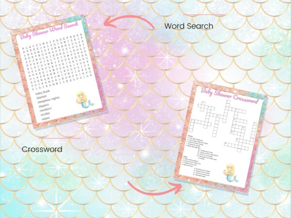 Cute Mermaid Baby Shower Games - Image 8