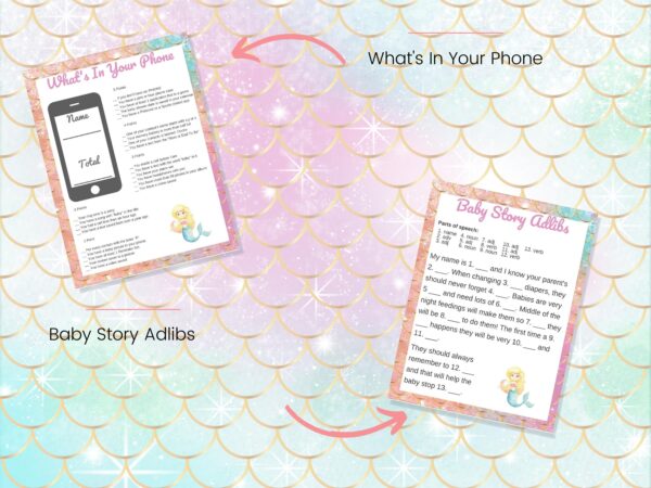 Cute Mermaid Baby Shower Games - Image 7