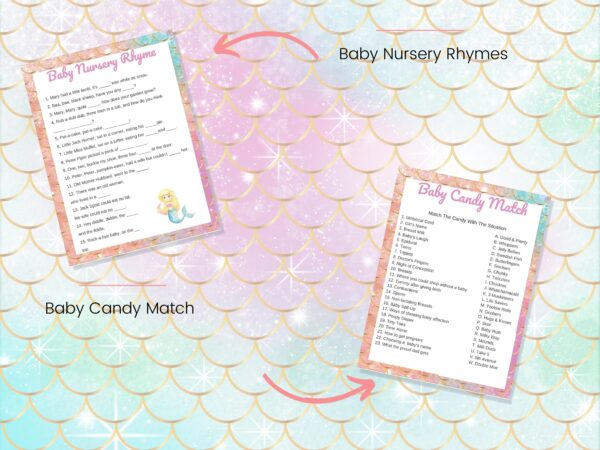 Cute Mermaid Baby Shower Games - Image 5