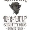Danger Werewolf Wall Art for HALLOWEEN! Printable. Digital Download! - Image 2