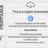 Wall Art Digital Download Info