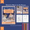 PRINTABLE COLORING Pages | Detective Mouse Adult and Tween Coloring Book and Journal Prompt Pages, 65 Pages, Mouse, Detective, Prompts, US