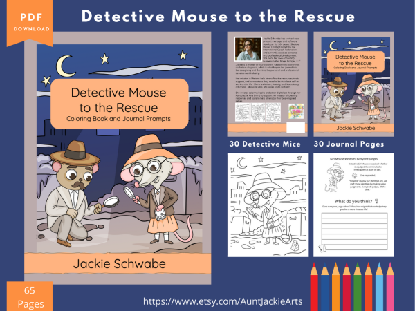 Detective Mouse Coloring Pages