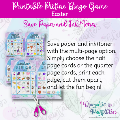 Diamante Printables Easter Bingo Cards Product Image 02