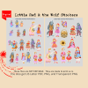 Little Red, Big Bad Wolf, Colored Stickers, Sticker Bundle , Stickers for Silhouette, Riding Hood Sticker, Big Bad Wolf Stickers, Cricut Cut - Image 6