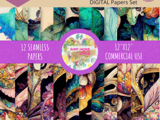 Psychedelic Watercolor Art Nouveau 3