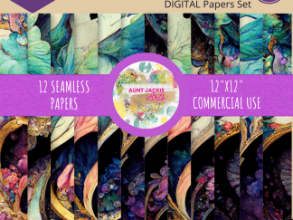 Psychedelic Watercolor Art Nouveau 4