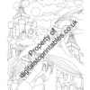 Dreams Coloring Pages in reprintable pdf format - Image 8