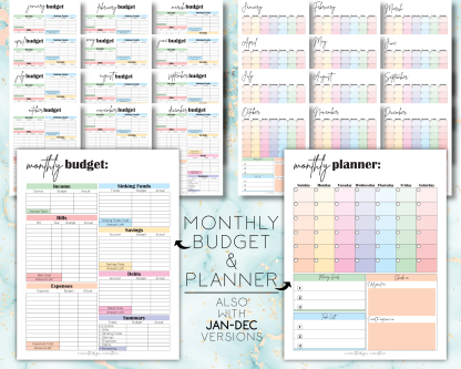 Ultimate Budget Binder & Financial Planner with cash envelope system, debt tracker,savings tracker, bill tracker, and more! - Image 3