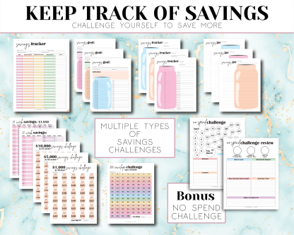 Ultimate Budget Binder & Financial Planner with cash envelope system, debt tracker,savings tracker, bill tracker, and more! - Image 6