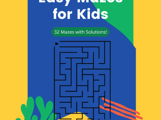32 Easy Mazes for Kids