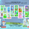 PRINTABLE CARD Deck - Downloadable | Baby Fairy Affirmation Cards - Tarot Sized Cards 2.75 x 4.75 - US Letter Digital Download - 30 Cards - Image 4