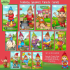 Fantasy Gnomes, PRINTABLE CARD Deck, Fantasy Gnomes. Oracle Cards, Tarot Sized Cards, 2.75 x 4.75, US Letter, Digital Download, 30 Cards, Gnome Oracle Cards