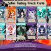 PRINTABLE CARD Deck - Gothic Fantasy Fairy - Oracle Cards | Tarot Sized 2.75 x 4.75 US Letter - Digital Download - 52 Cards - Kawaii - Chibi - Image 2