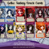 PRINTABLE CARD Deck - Gothic Fantasy Fairy - Oracle Cards | Tarot Sized 2.75 x 4.75 US Letter - Digital Download - 52 Cards - Kawaii - Chibi - Image 3