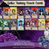 PRINTABLE CARD Deck - Gothic Fantasy Fairy - Oracle Cards | Tarot Sized 2.75 x 4.75 US Letter - Digital Download - 52 Cards - Kawaii - Chibi - Image 4