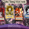 PRINTABLE CARD Deck - Gothic Fantasy Fairy - Oracle Cards | Tarot Sized 2.75 x 4.75 US Letter - Digital Download - 52 Cards - Kawaii - Chibi - Image 5
