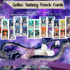 PRINTABLE CARD Deck - Gothic Fantasy Fairy - Oracle Cards | Tarot Sized 2.75 x 4.75 US Letter - Digital Download - 52 Cards - Kawaii - Chibi - Image 6
